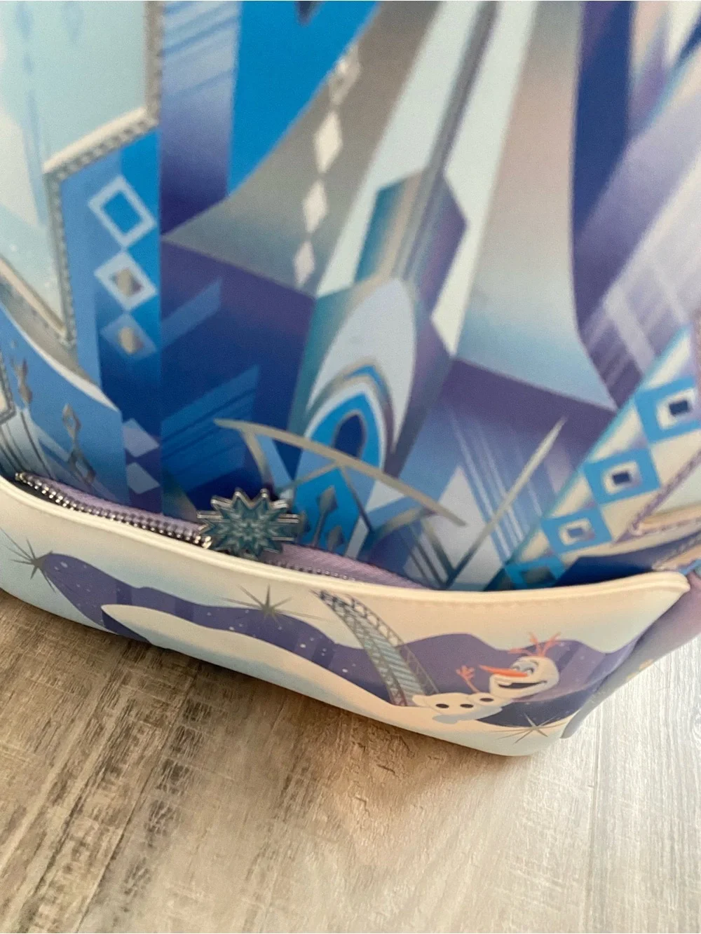 Frozen Castle Loungefly Disney backpack with tags